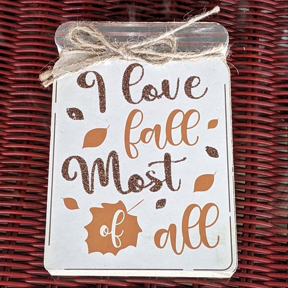 Adorable 🍁FALL🍁 Mason Jar Home Decor Accent - Picture 10 of 14